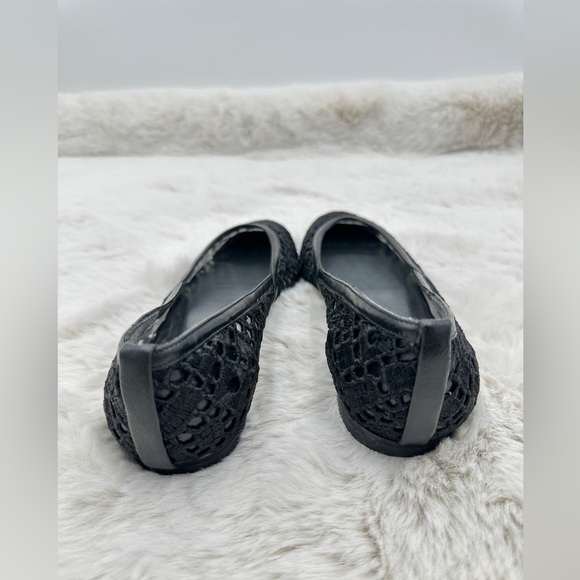 Stuart Weitzman Eyelet dippy lace Ballet Flats size‎ 7 women’s loafers NWT - Picture 8 of 10